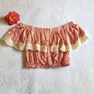 Suns Out | Lost + Wander Off The Shoulder Crop